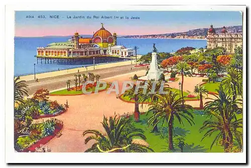 Nice Cartes postales le jardin Albert 1er et la jetee