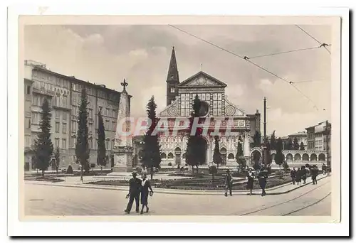 Italie Italia Firenze Ansichtskarte AK Piazza e Chiesa di S Maria Novella