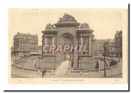 Lille Cartes postales La porte de Paris