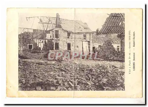 Lihons Cartes postales Aspect du pays guerre 1914-5