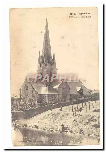 rosporden Cartes postales l&#39eglise Cote Nord