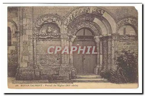 Royan Talmont Cartes postales Portail de l'eglise (12eme)