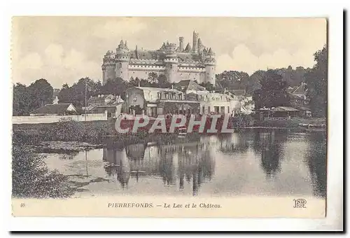 Pierrefonds Ansichtskarte AK Le alc et le cahteau