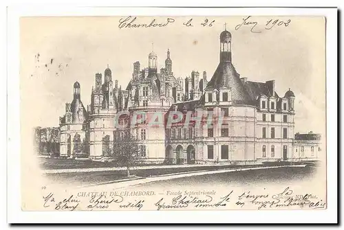 Chateau de Chambord Ansichtskarte AK Facade septentrionale