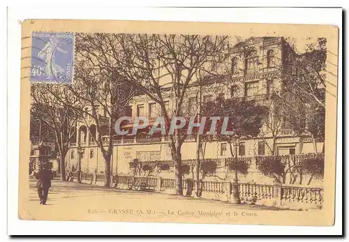 Grasse Cartes postales Le casino municipal et le cours