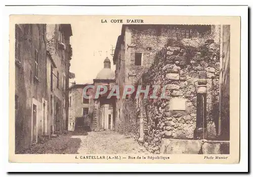 Castellan Cartes postales Rue de la republique