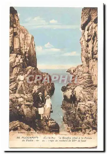 Ploumanach' Le gouffre situe a la pointe du diable (animee)