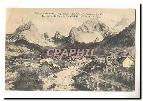 La Croix Haute Ansichtskarte AK La riviere Le Romavon Morliere La foret de la plaine et les aiguilles (altitude 1