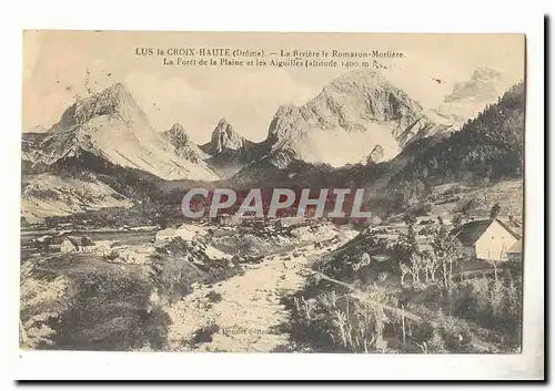 La Croix Haute Cartes postales La riviere Le Romavon Morliere La foret de la plaine et les aiguilles (altitude 1