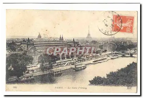 Paris (7eme) Ansichtskarte AK La gare d�Orsay