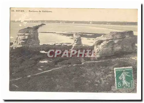 royan Ansichtskarte AK Rochers de Vallieres