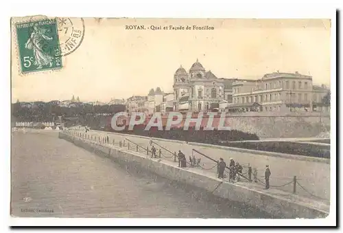 royan Ansichtskarte AK Quai et facade de Foncillon