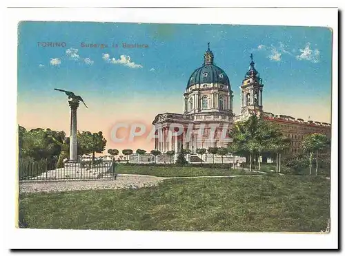 Italie Italia Torino Cartes postales Superga la Baislica