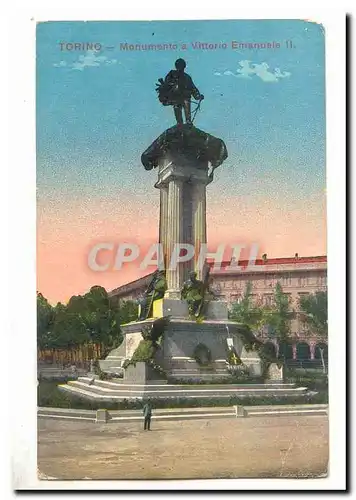 Italie Italia Torino Ansichtskarte AK Monumento a Vittoro Emanuelle II