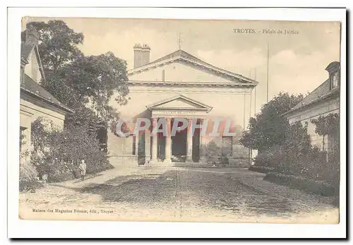 Troyes Cartes postales palais de justice