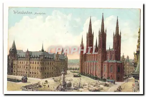 Wiesbaden Cartes postales Markplatz