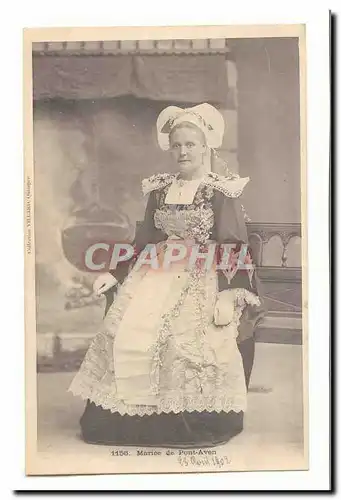 Cartes postales Mariee de Pont Aven (Bretagne folklore) TOP