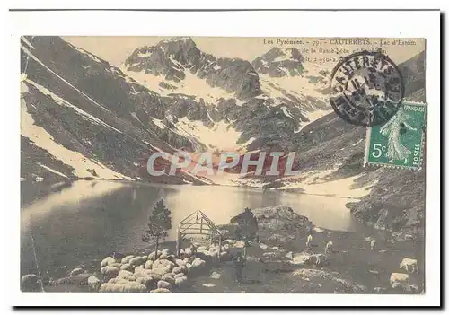 Cauterets Cartes postales Lac d&#39Estom Pic de la Sainte Sebe