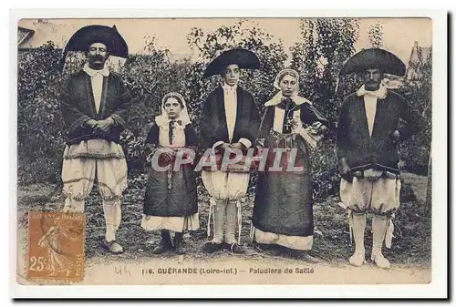GUERaNDE paludiers de SAiLLE costume folklore animation TOP Cartes postales