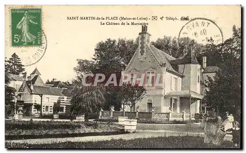 St Martin de la Place Ansichtskarte AK Le chateau de la Martiniere