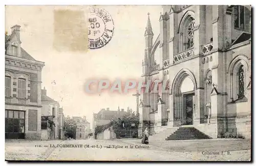 La Pommeraye Cartes postales L&#39eglise et le calvaire