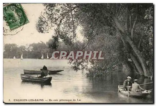 Enghien les Bains Ansichtskarte AK Un coin pittoresque du parc