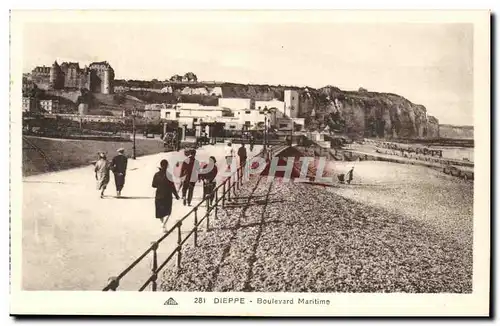 Dieppe Cartes postales Boulevard Maritime