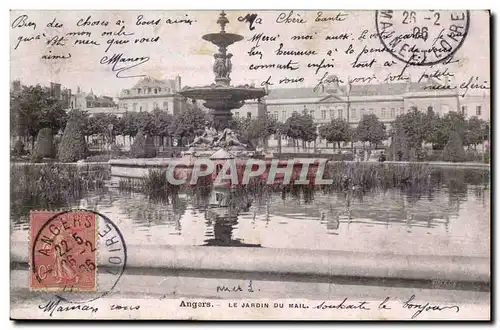 Angers Cartes postales le jardin du Mail