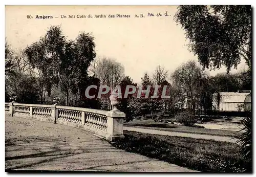 Angers Ansichtskarte AK Un coin du jardin des plantes