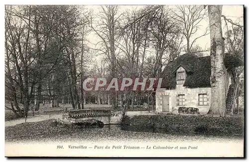 Versailles Ansichtskarte AK Parc du petit TRianon Le colombier et son pont