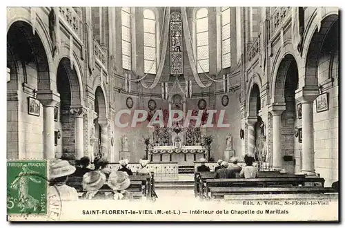 St Florent le Vieil Ansichtskarte AK Interieur de la chapelle du Marillais