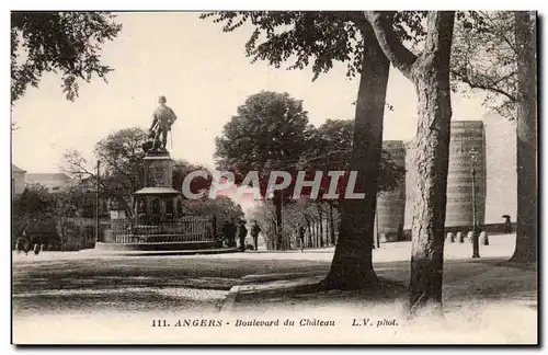 Angers Cartes postales Boulevard du chateau