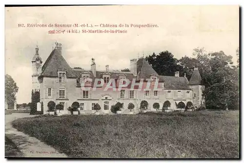 environs de Saumur Ansichtskarte AK Chateau de la Poupardiere St Martin de la Place