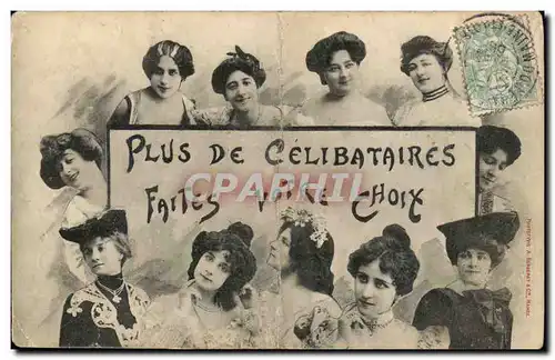 Cartes postales plus de celibataires Faites votre choix