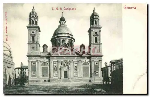 Italie Italia Genova Cartes postales S M Carignano