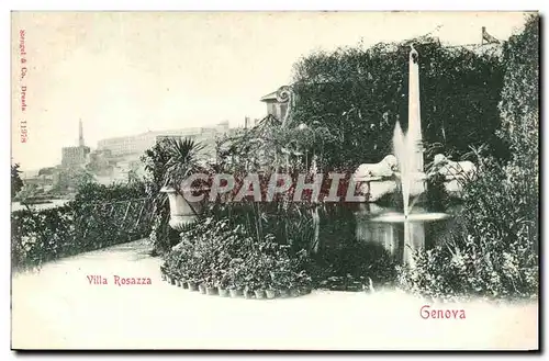 Italie Italia Genova Cartes postales Villa Rosazza