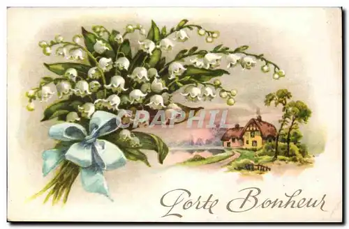 Fantaisie Cartes postales porte bonheur