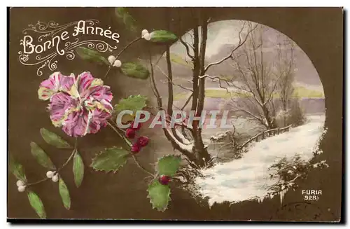 Fantaisie Cartes postales Bonne annee