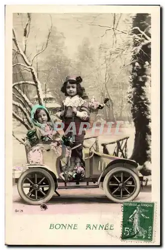 Fantaisie Cartes postales Enfant Bonne annee