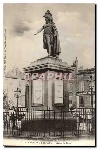 Clermont Ferrand Cartes postales statue de desaix