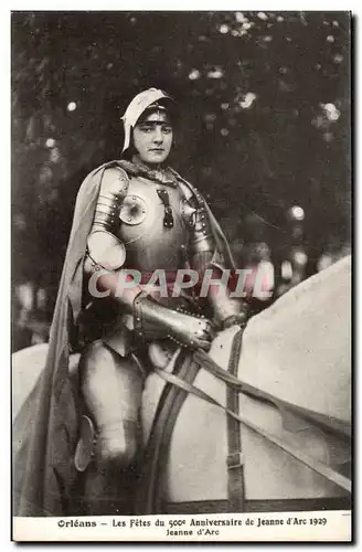 Orleans Cartes postales Fetes de Jeanne d&#39arc 7 et 8 mai 1929 Jeanne d&#39arc