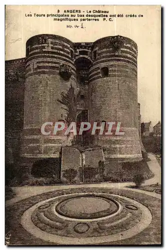 Angers Cartes postales Le chateau