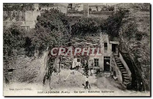 Doue-la-Fontaine - CDA - Une Cave - Habitation Souterraine