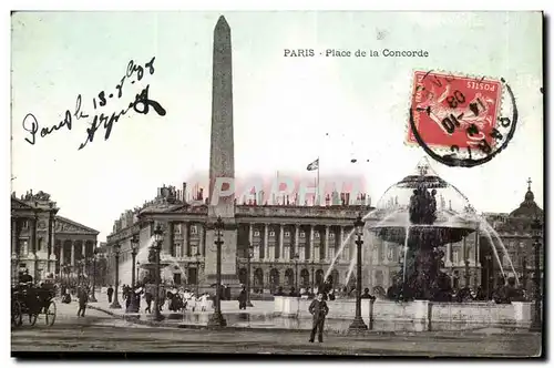 Paris- Place de la Concorde-Cartes postales