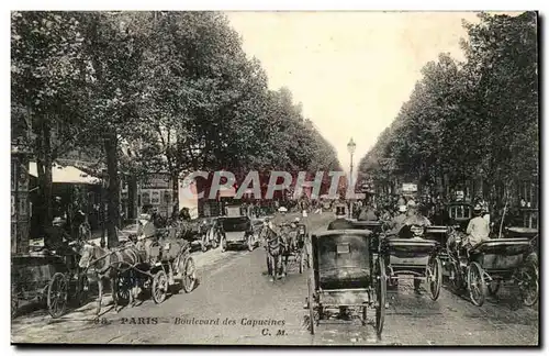 Paris-Le Boulevard des Capucines-Cartes postales