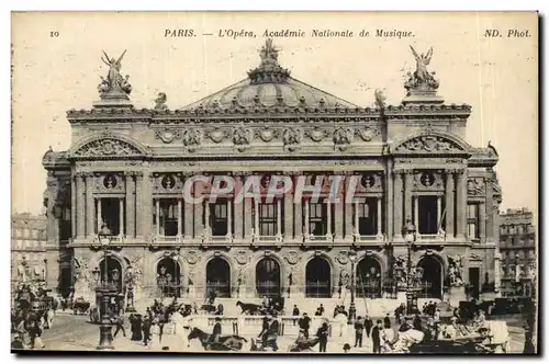 Paris- L&#39Opera Academie Nationale de Musique- Ansichtskarte AK