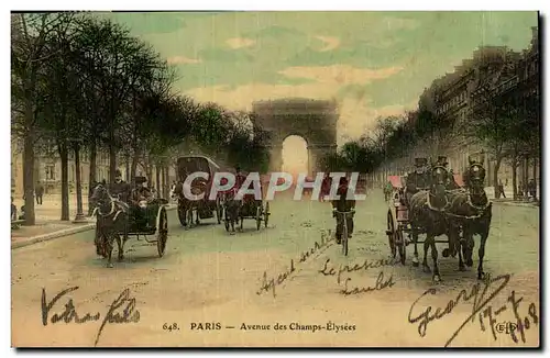 Paris- Avenue des Champs-Elysees- Cartes postales