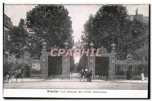 Paris- Parc Monceau - Cartes postales