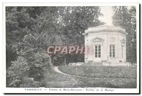 Versailles- Hameau de Marie-Antoinette: Pavillon de la Musique -Ansichtskarte AK