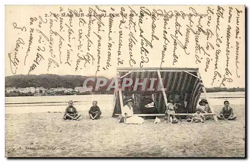 Martin-de-la-Place- Plage de la Croix Rouge -Cartes postales